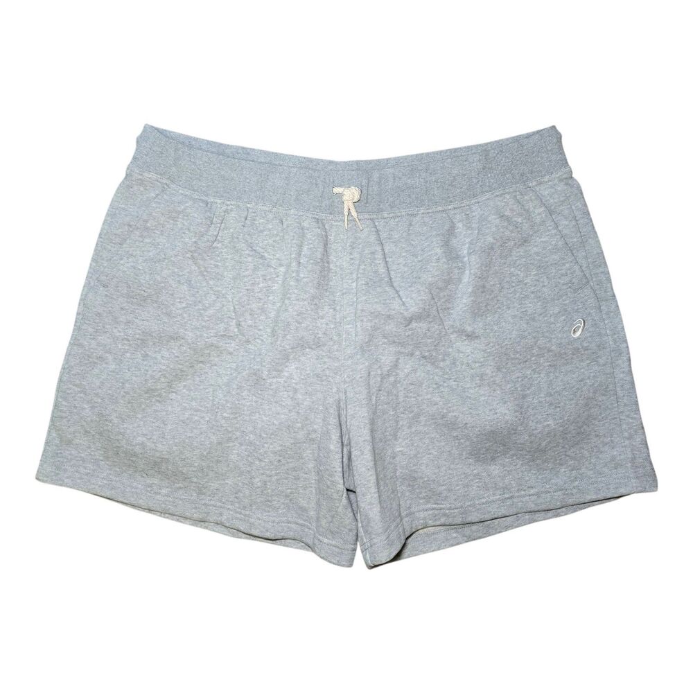ASICS Women’s Sunday Sana Fleece Shorts Gray Size 2XL Relaxed Fit NWT